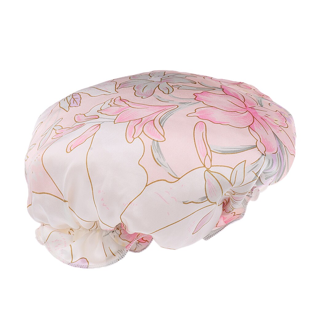 Pure Soft Silk Sleeping Cap Sleep Hat Night Hair Bonnet Scarves