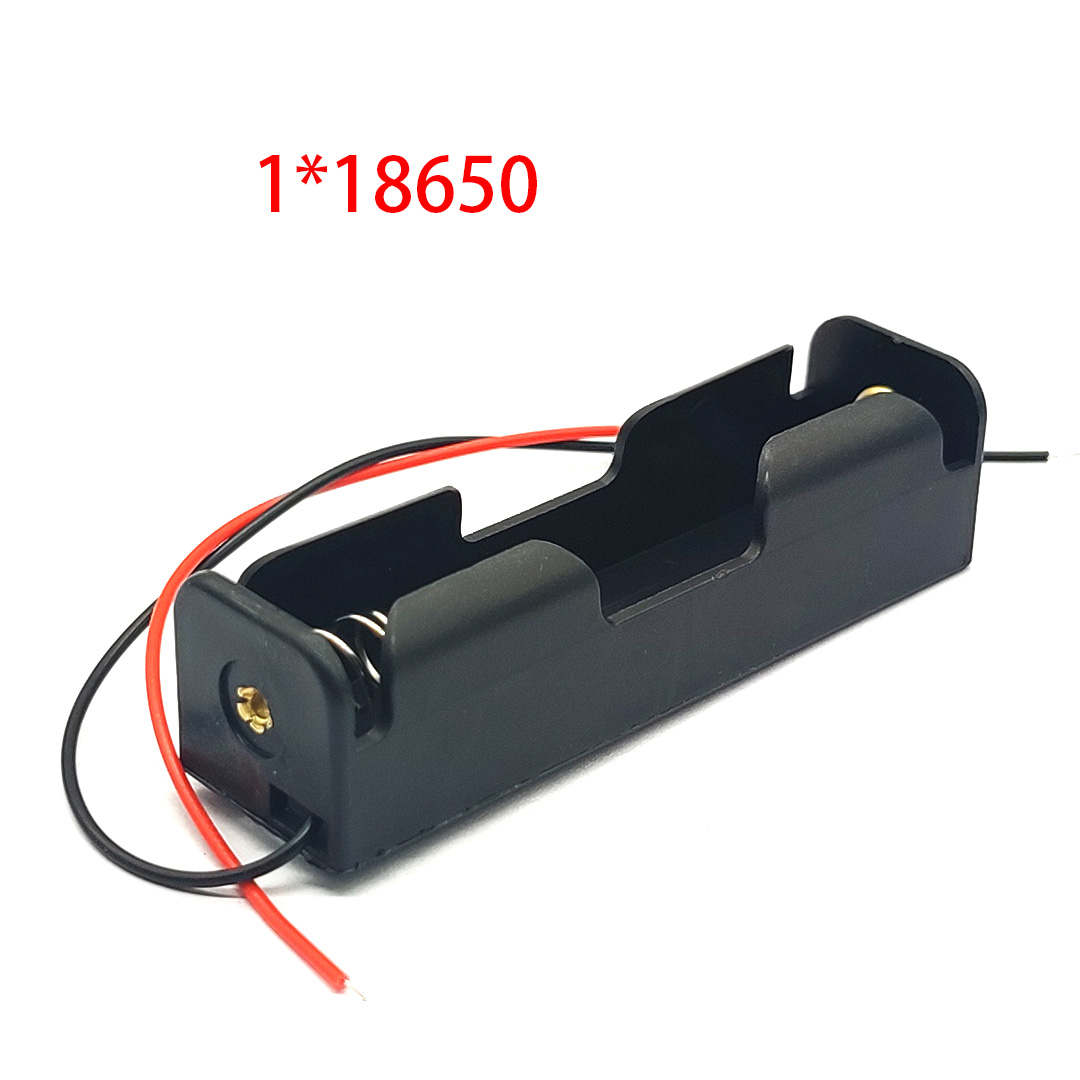 18650 Battery Holder 18650 Battery Storage Box 18650 Battery Case 18650 Box 18650 Holder With Wire Lead Series Connection DIY: WHITE