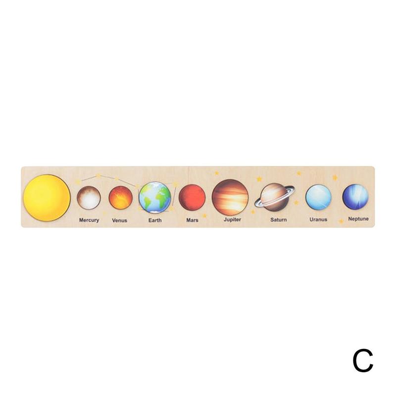 Voor Kids Zonnestelsel Speelgoed 3d Puzzel Ruimte Sterren Planeten Wetenschap Puzzel Educatief Iq Upgrade F8l2: C