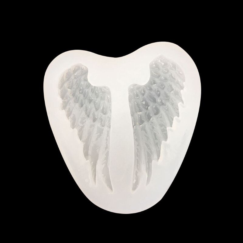 Angel evil wings hänge hartsgjutform silikonform smyckenstillverkningsverktyg: 3