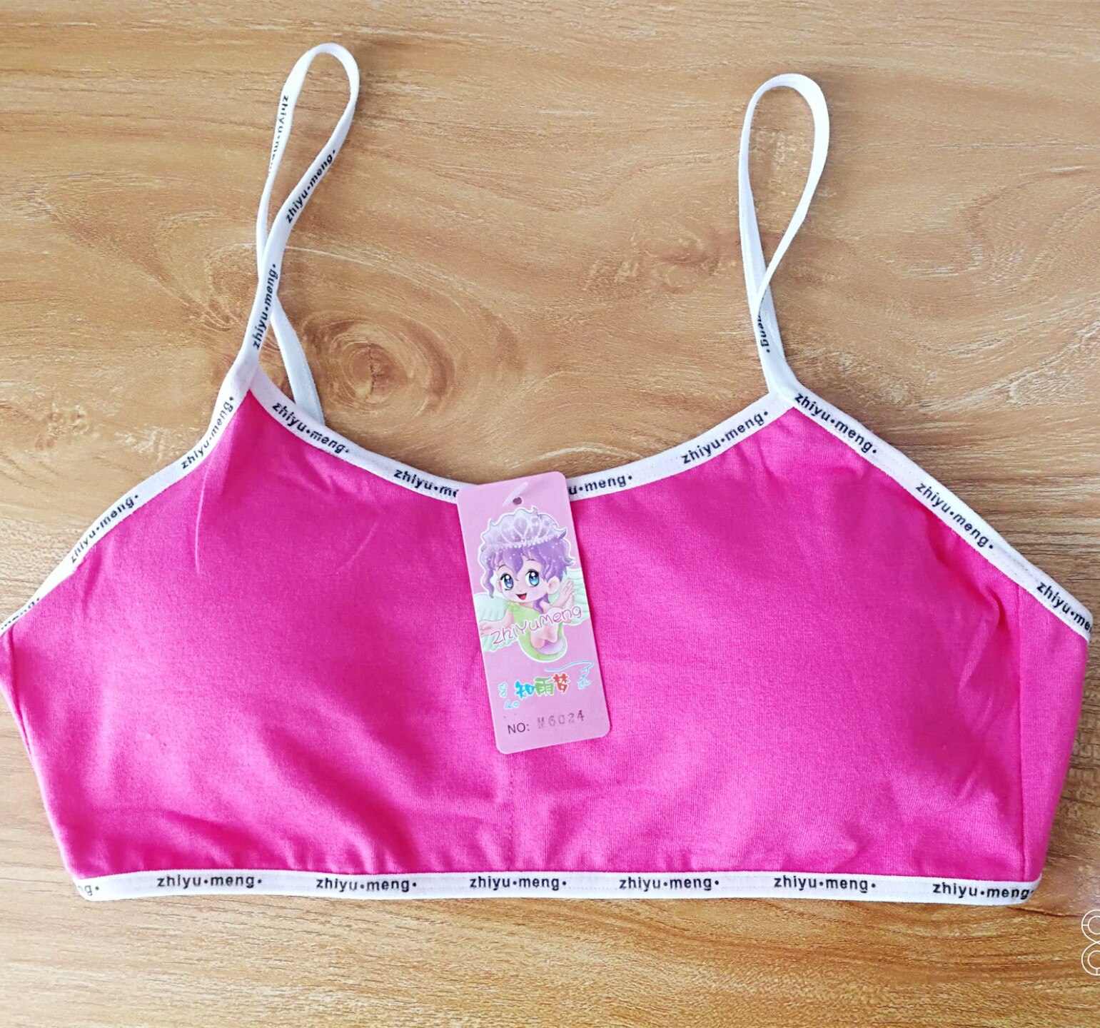V-TREE ragazze reggiseno in cotone intimo traspirante top Crop adolescenti per ragazze morbido reggiseno sportivo per bambini cura del seno dei bambini: Rose red