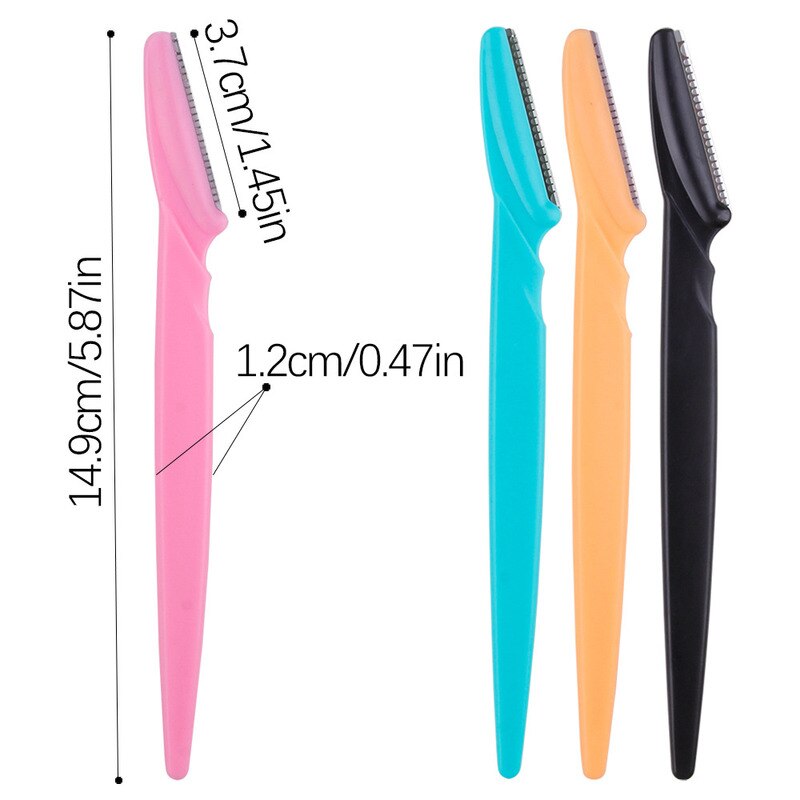 Rasoir à sourcils pour femmes, 3 à 10 pièces, tondeuse, lame de visage, épilation, coupe sûre, outil de maquillage
