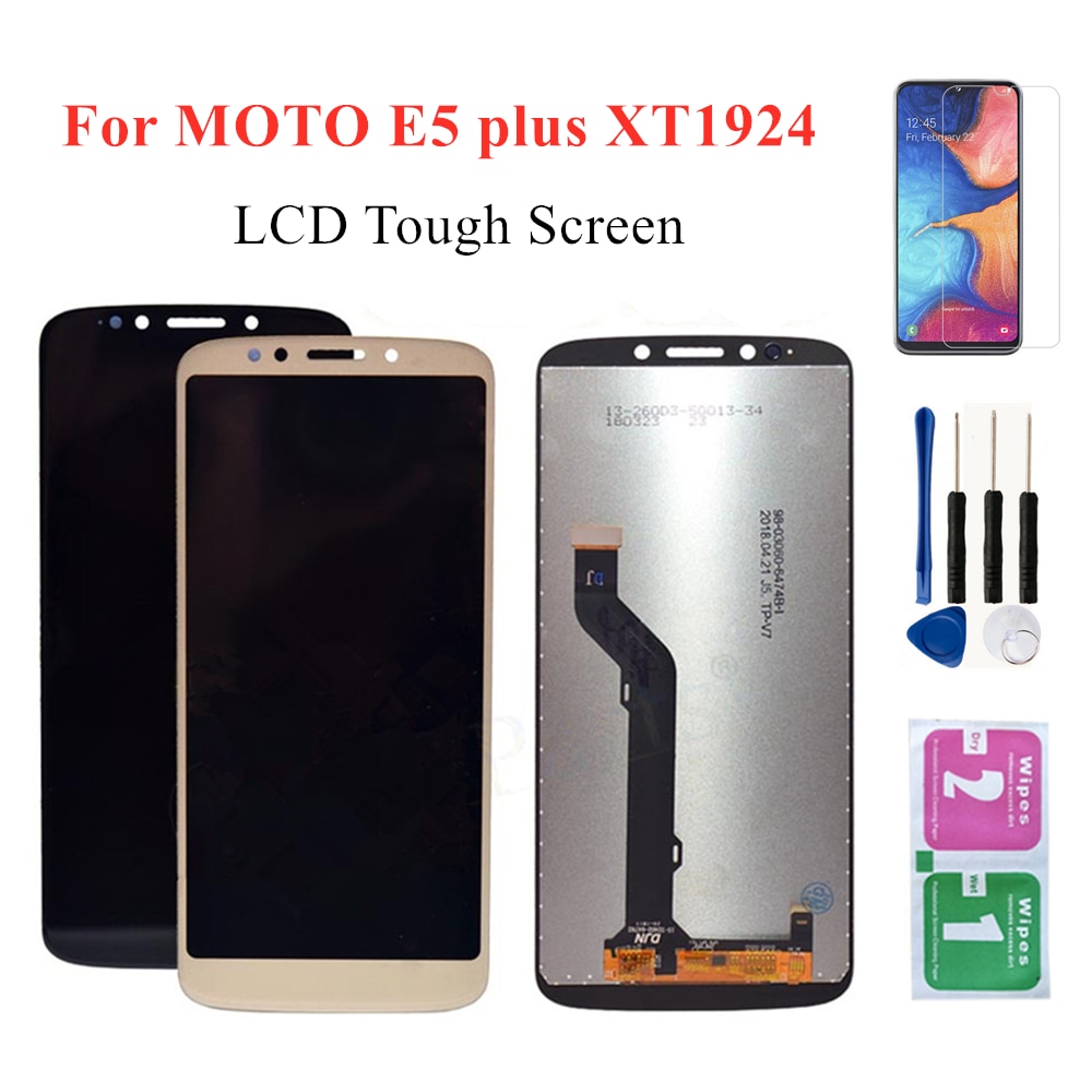 LCD Sostituito Dello Schermo per Motorola E5 Più XT1924 Schermo LCD tocco schermo Digitizer assemblaggio per Moto E5più XT1924-1 XT1924-2-3