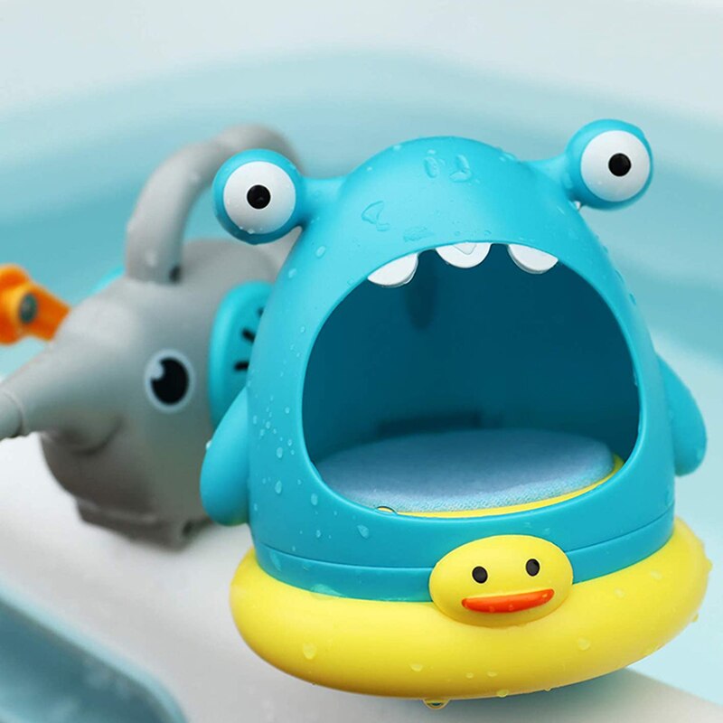 Bubble Machine Baby Bath Toy Bubble Maker With Blowpipe Blower Funny Interactive Baby Bathing Toys