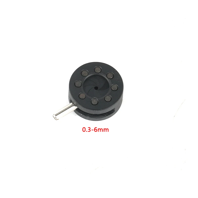 verstärkend Durchmesser 1-12mm Zoomen Optische Iris Membran Blende Kondensator 12 Klingen Für Digital Kamera Mikroskop Adapter: 0.3-6mm