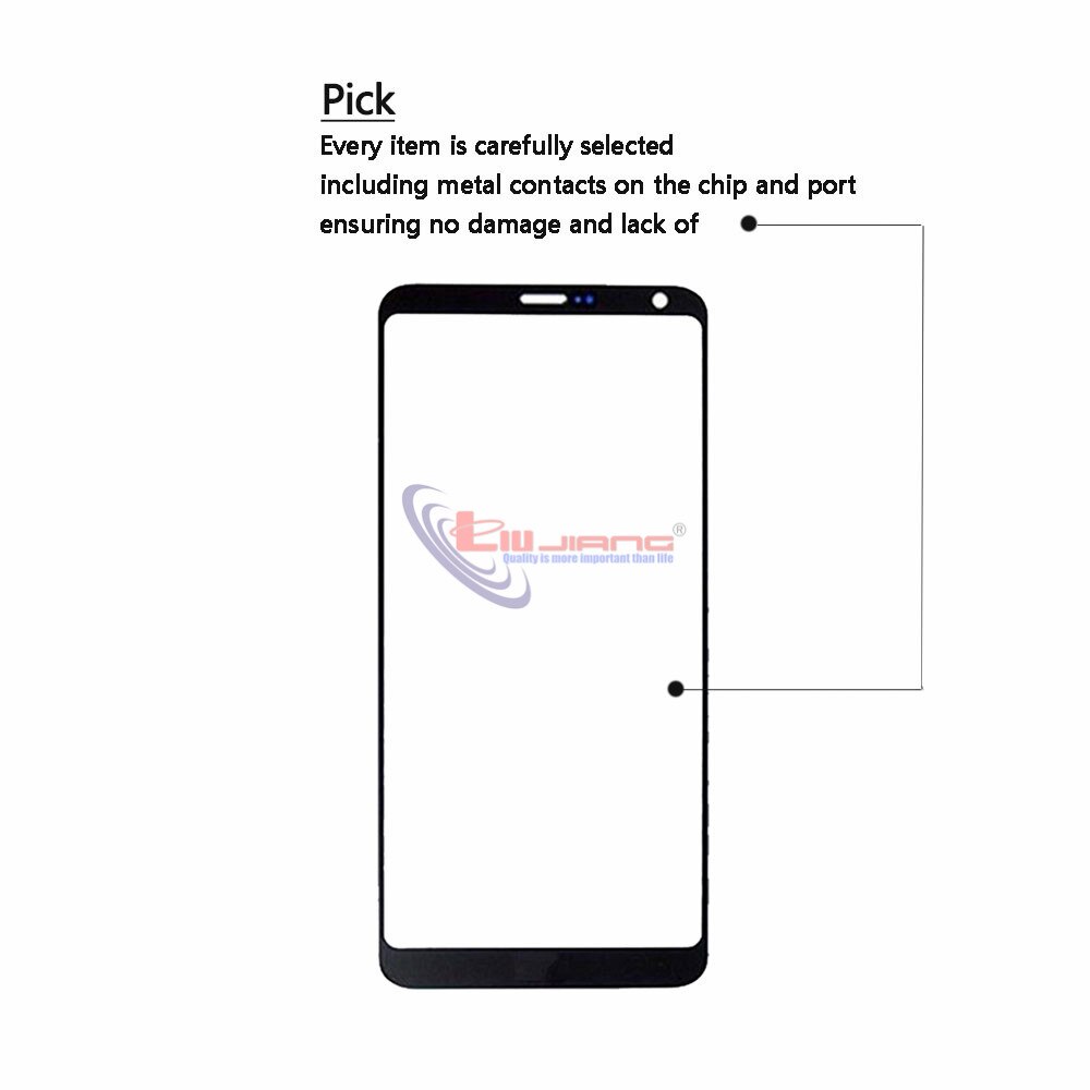 Touch Panel de lente de vidrio para LG G8 G8S G7 G6 G8S K50S K30 K40 V20 pantalla táctil frontal de vidrio de piezas de repuesto