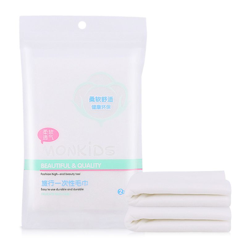 2pcs Disposable Magic Face Towel Bath Travel Non Woven Absorbent Washcloth Hotel