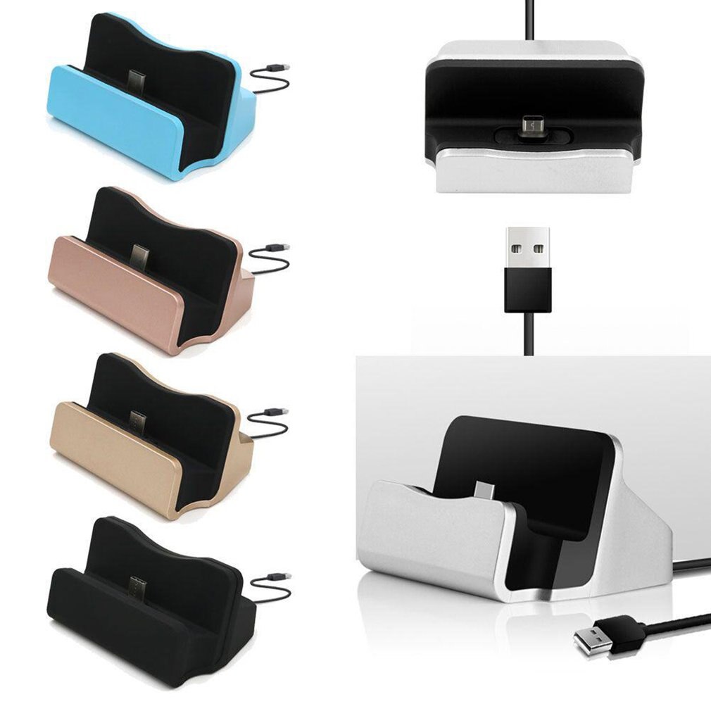 USB Kabel synchronisieren Wiege Ladegerät Basis Ladung Dock Bahnhof Für Android Für Typ-C Stehen Halfter Ladestation Dock Bahnhof
