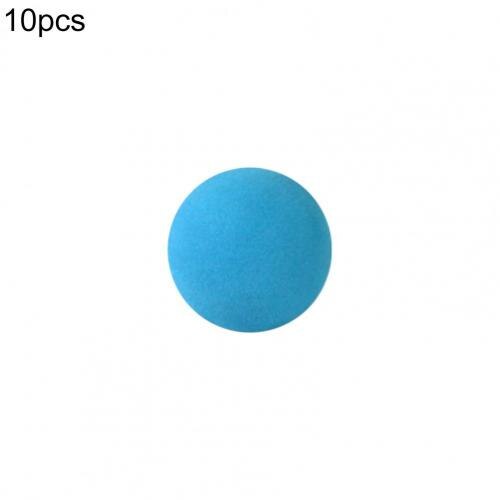 Petites balles de Golf en éponge, 10 pièces, à usages multiples, en mousse EVA douce: Light Blue