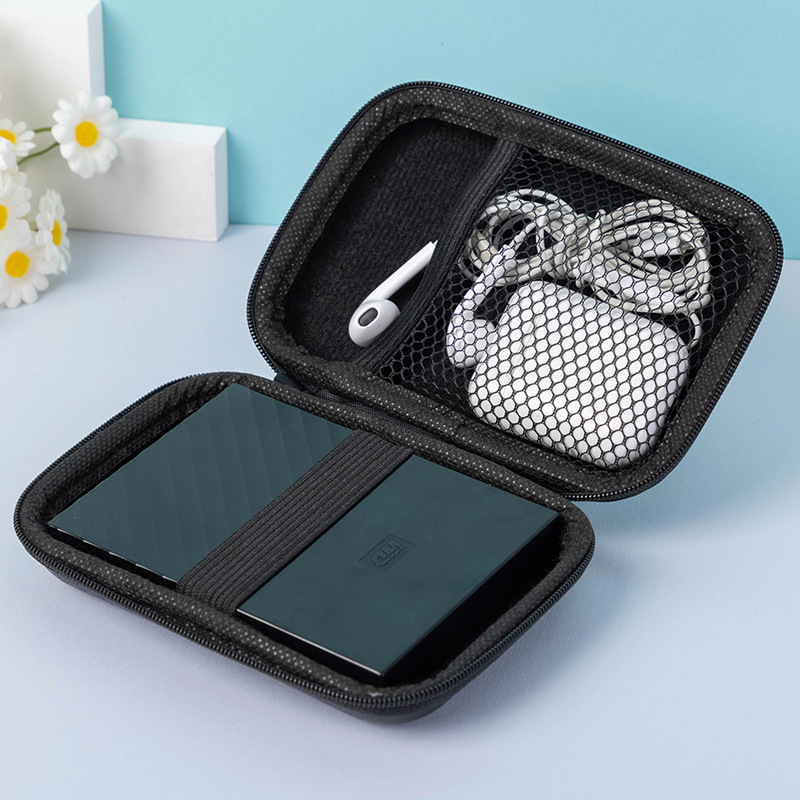 Tragbare Mini Eva Lagerung Tasche Mäppchen Mobile Festplatte Tasche U Disk Datenkabel Lagerung Handy Ladegerät EVA Lagerung Taschen
