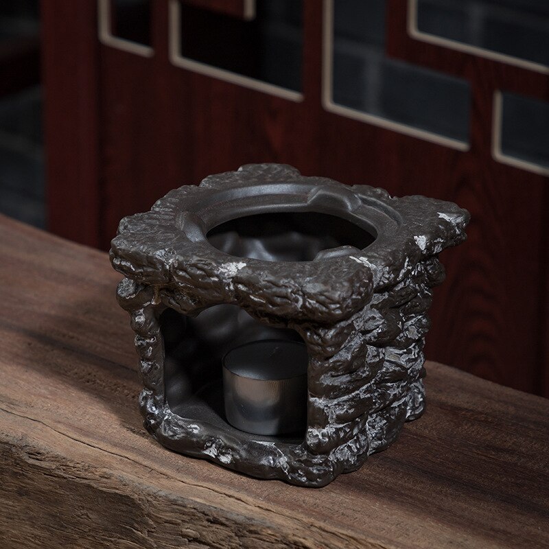 Japońska świeca izolacja podstawa grzewcza retro kamionka herbata cieplej dzbanek ceramiczny podgrzewacz gotowana herbata kwiatowa żaroodporna woda