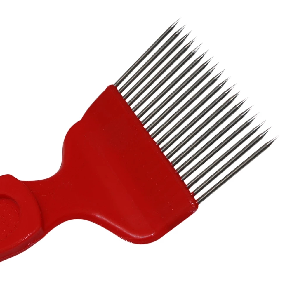 1 Pc Bijenteelt Schop Honing Spatel Anti-slip Handvat 21 Naaldvormige Cut Honing Mes Spoor Tand bijenkorf Gereedschap