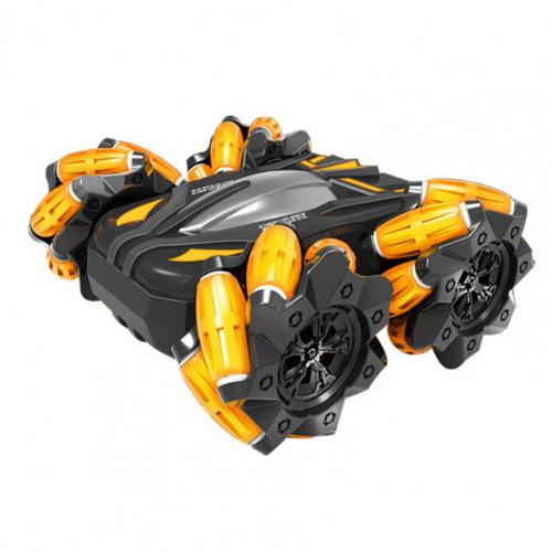 1:16 Rc Stunt-Auto 4WD 2.4G Drift 360 Rotierenden Hoge Snelheid Klettern Off-Road Racing Auto Mit led Lichter Spielzeug: Black Orange