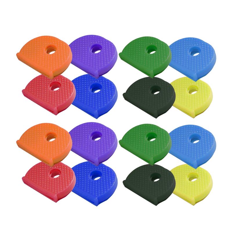 Tapa para llave de Color 24 Uds. Tapas para llaves Surtido de Tapas para identificador de llaves de PVC colores aleatorios surtidos para niños en casa