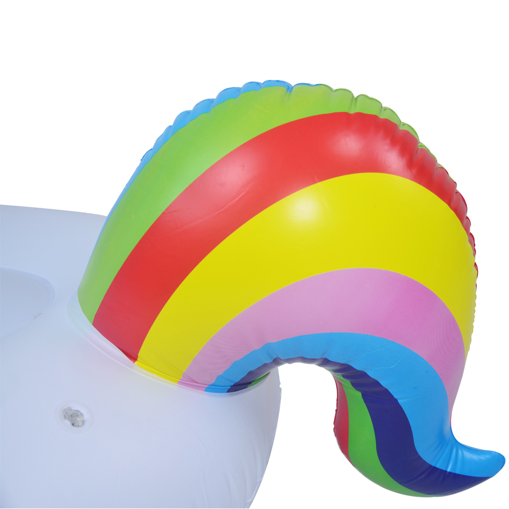 JIAINF Swimming Pool Inflatable Rainbow Unicorn Water Pool Floats Pegasus Float Air Rafts Summer Water Fun Pool Toy