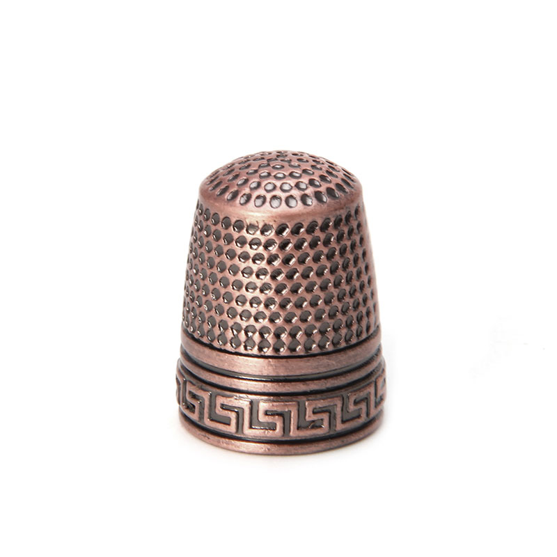 ZOTOONE 1PC Finger Thimble Hard Protector Metal Sewing Tools Needles Partner Classical: Bronze