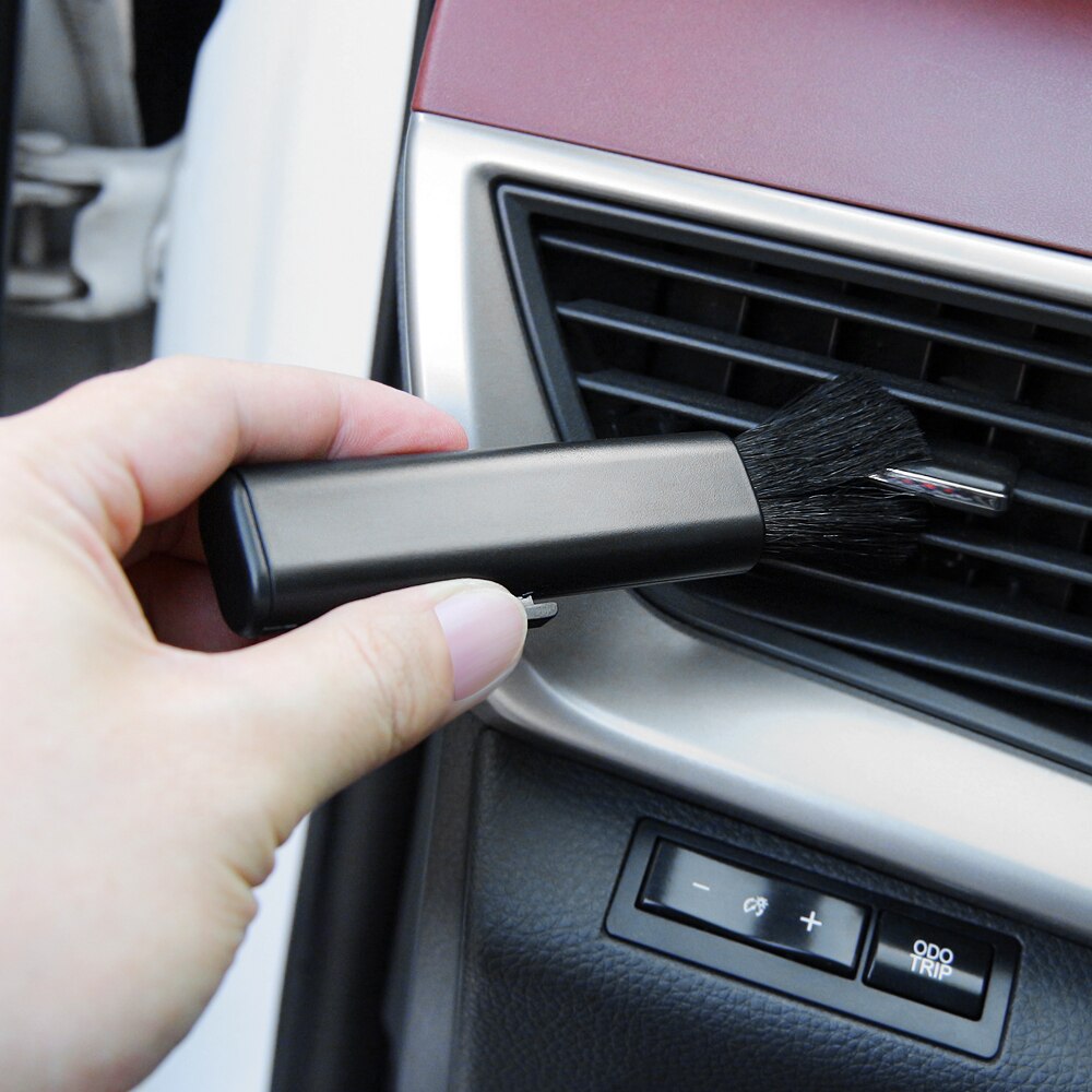 Black Car Clean Tools Brush For Mercedes Benz W211 W203 W204 W210 W124 AMG W202 CLA W212 W220 W205 W201 A Class GLA W176 CLK GLC