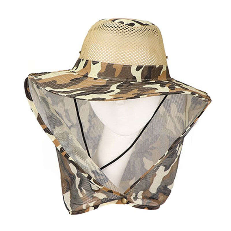 Gorros de senderismo Unisex para deportes al aire libre, sombrero de pesca y senderismo con solapa para cuello y rostro, protección UV