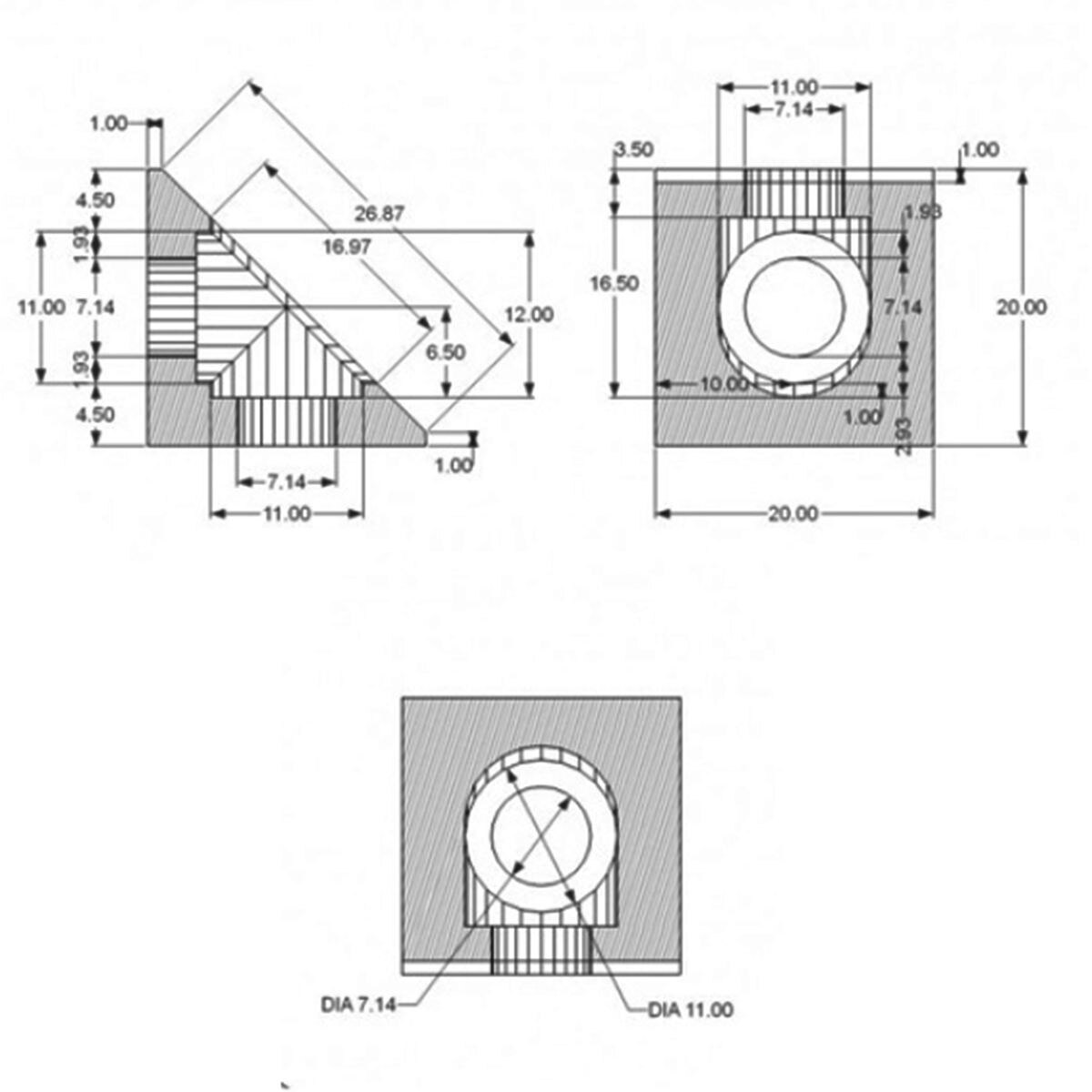 20 Series 90 Degree Angle Corner Connector Bracket for V-slot~ Aluminum Extrusions Profile