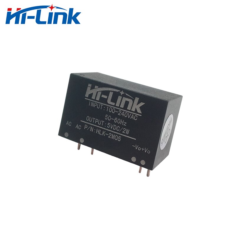 Livre o Navio 5 pçs/lote 110V saída de 220V a fonte de alimentação de comutação 5v 400mA HLK-2M05 Hi-Link Fabricante