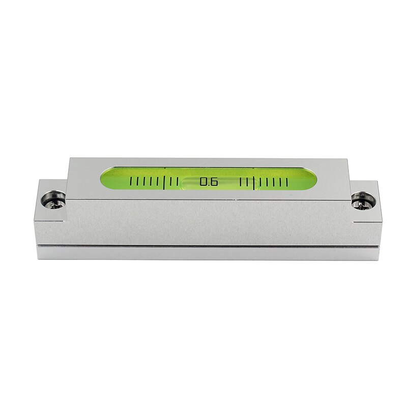 HACCURY Adjustable small bar level Machine tool leveling high precision long horizontal bubble Mini spirit level: white