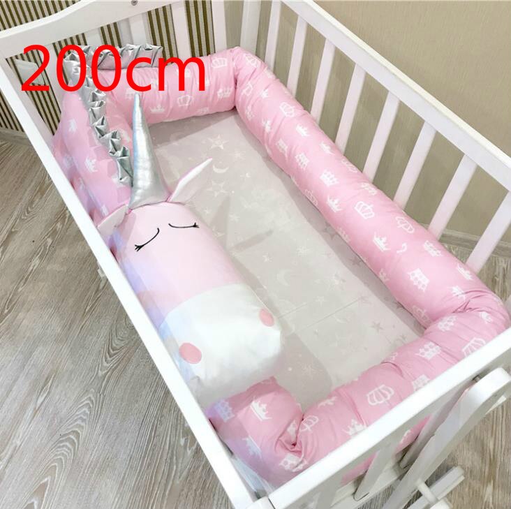 Baby Crib Bumper Crocodile Pillow Infant Cradle Ba. Grandado