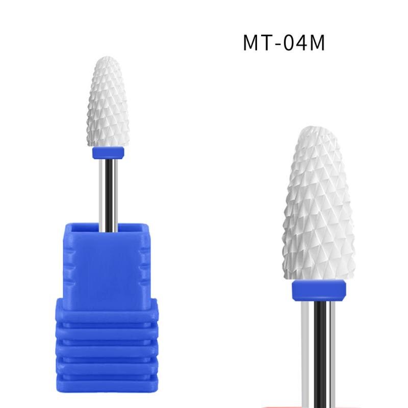 1 stk keramisk neglebor til elektriske manicure boremaskiner maskine neglefile buffere polerhoved nail art udstyr tilbehør: 04
