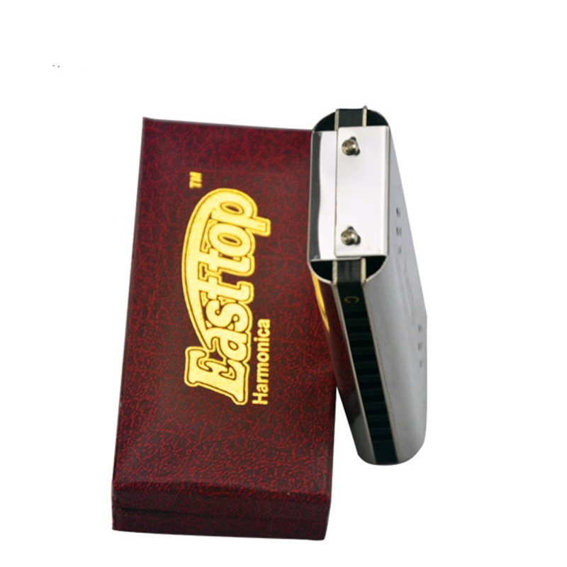 T10-2 Easttop Harmonica 10 Diatonic Harmonica Both Side C&amp;G Key Harp Musical Instrument Mouth Ogan gaita diatonica harmonijka