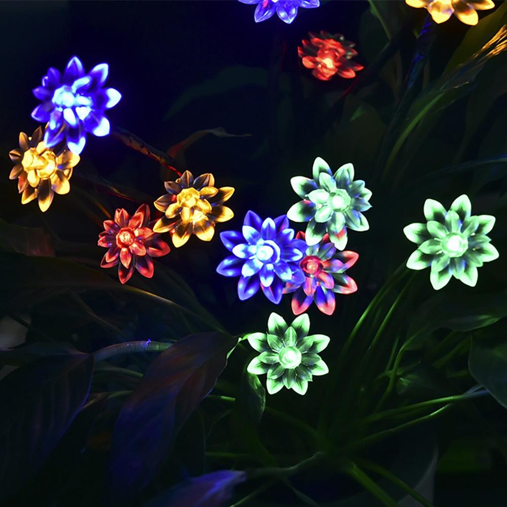 Tuin Suncatchers Energiebesparing Solar Lamp Kersenboom 16 Led Decoratie Sier Blossom Zonne-verlichting Takken