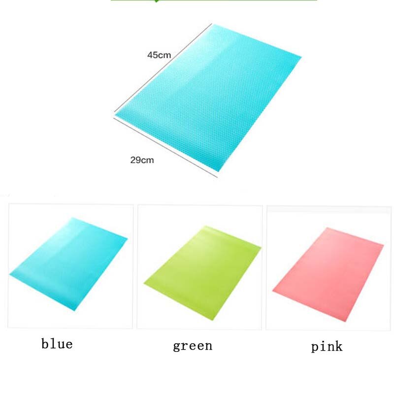 1pc/4pcs Refrigerator Pad Antifouling Mildew Moisture Tailorable Pad EVA Non-Slip Refrigerator Mats Fridge Pads