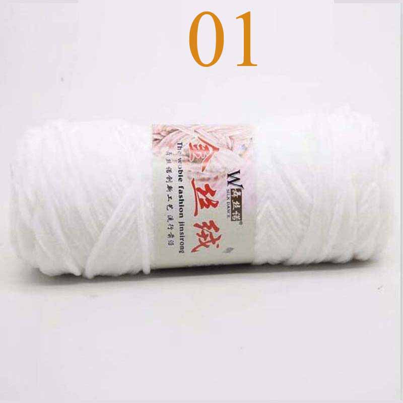 100g Chenille Blanket Yarn Soft Rainbow Wool Craft Sweater Yarn Chunky Crochet Baby Knitting Thick DIY Velvet Sweater Hats Scarf: army green