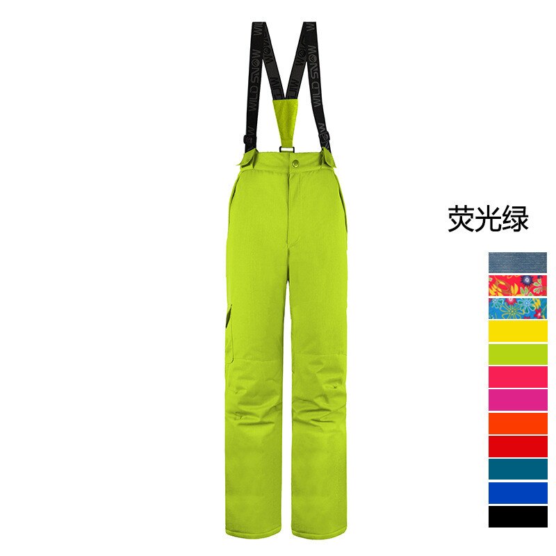 Winter Snowboard Ski Broek Vrouwen Winddicht Waterdichte Sport Keep Warm Vrouwelijke Broek Camping Paardrijden Skiën Sneeuw Broek Broek: 2 Pants / L
