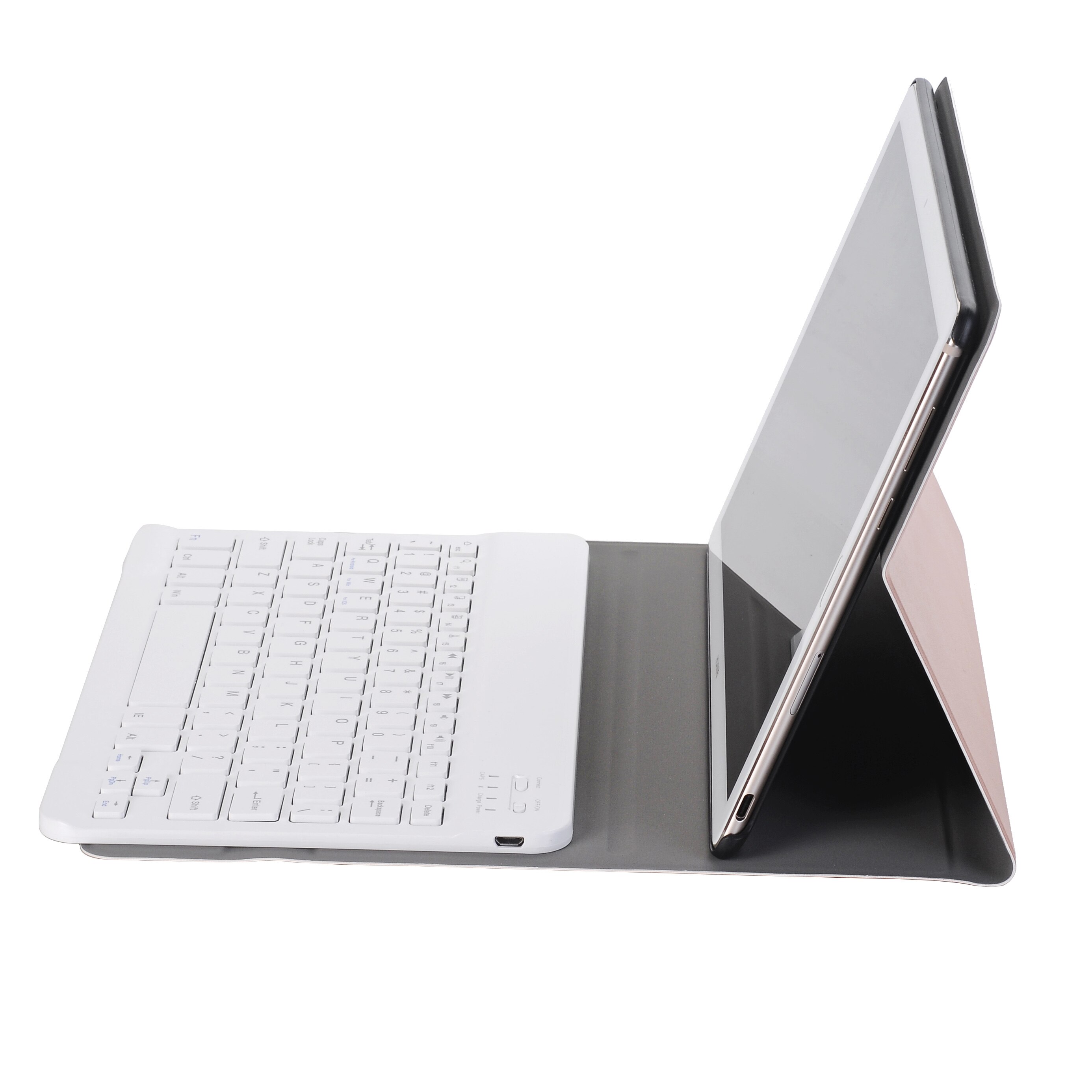 Étui pour huawei matepad 10.4 '', honor 3-al00 w09/ 10.4/  v6 pad pro 10.8 '', clavier wi-fi bluetooth détachable, housse en cuir + stylet