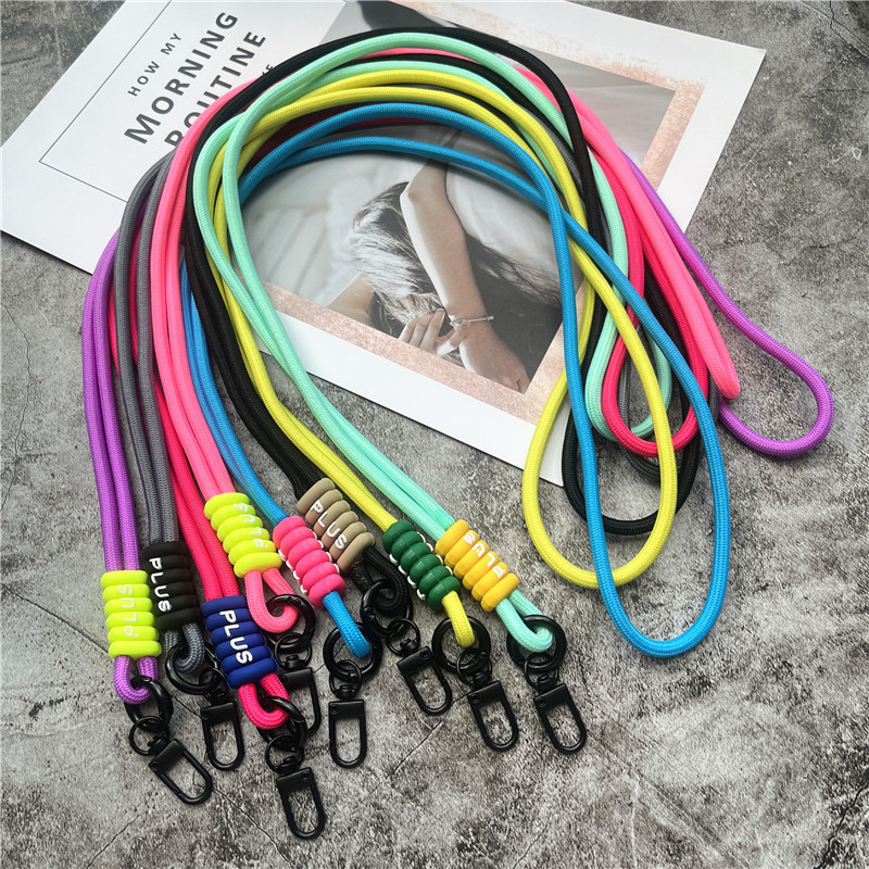Cordón para teléfono, correa para el cuello, llavero, cordones de Color, soporte para tarjeta de identificación, llavero de Metal, llavero para llaves, actualización de accesorios móviles
