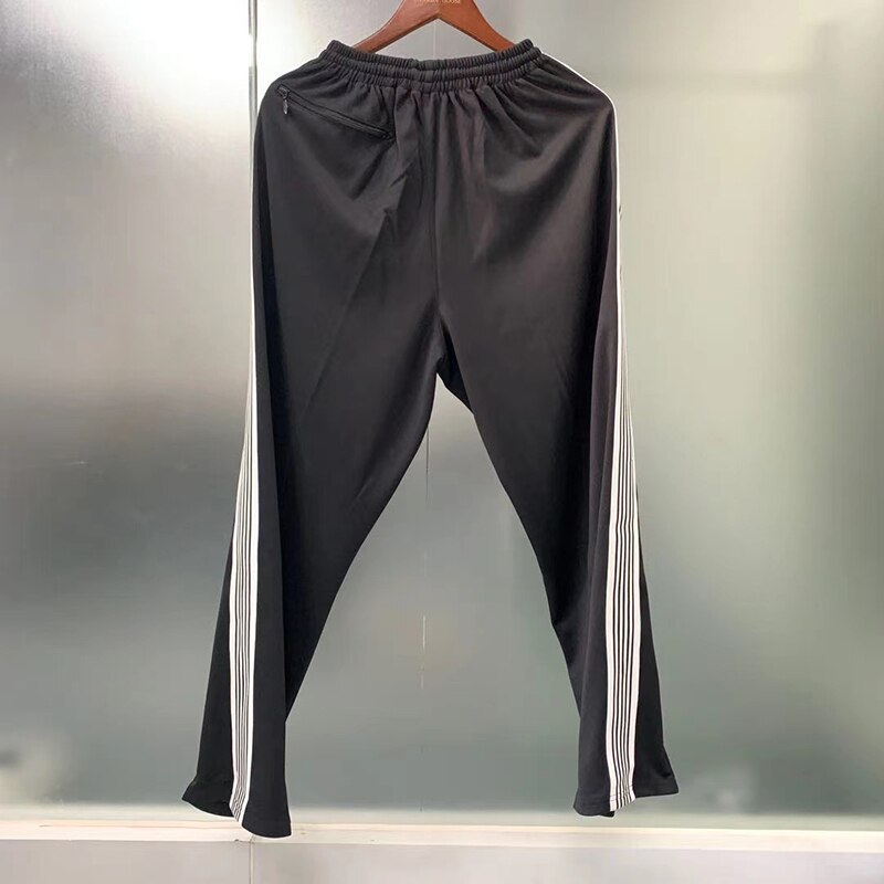Pantalones de chándal Harajuku con de mariposa para hombre y mujer, pantalón holgado, recto, con cordón, estilo Hip Hop