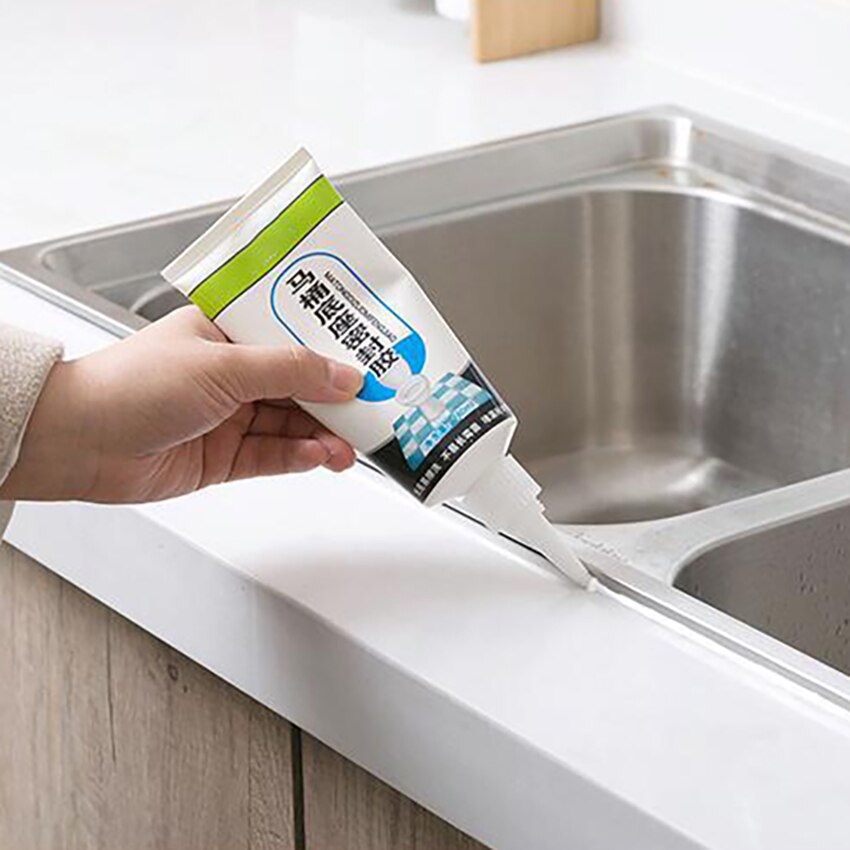 Bathroom Toilet Base Caulk Sealant Floor Tile Grout Refill Agent, Waterproof Ground Gap Sealer Repair Glue Tile Reform Grout