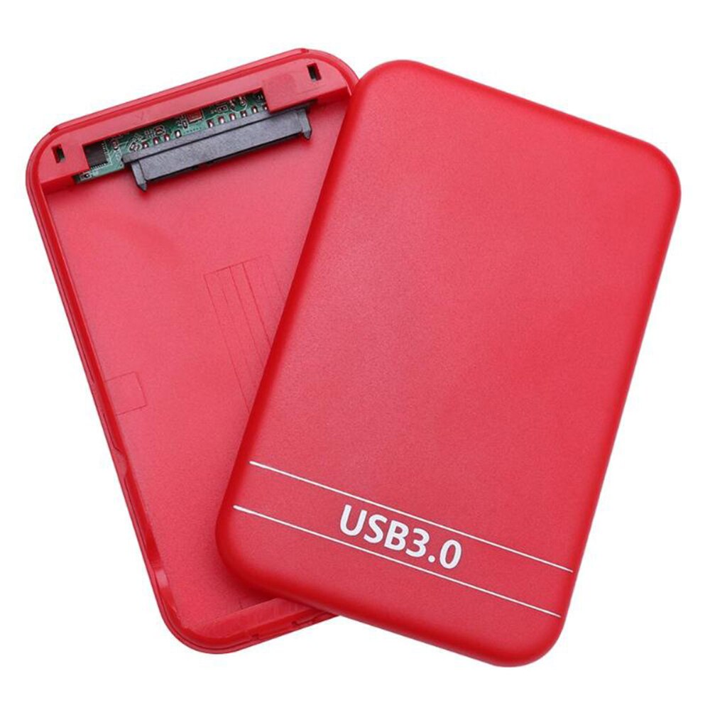 2.5 zoll usb 3.0 sata-festplattenbox ssd-außengehäusebox mit buntem usb-kabel
