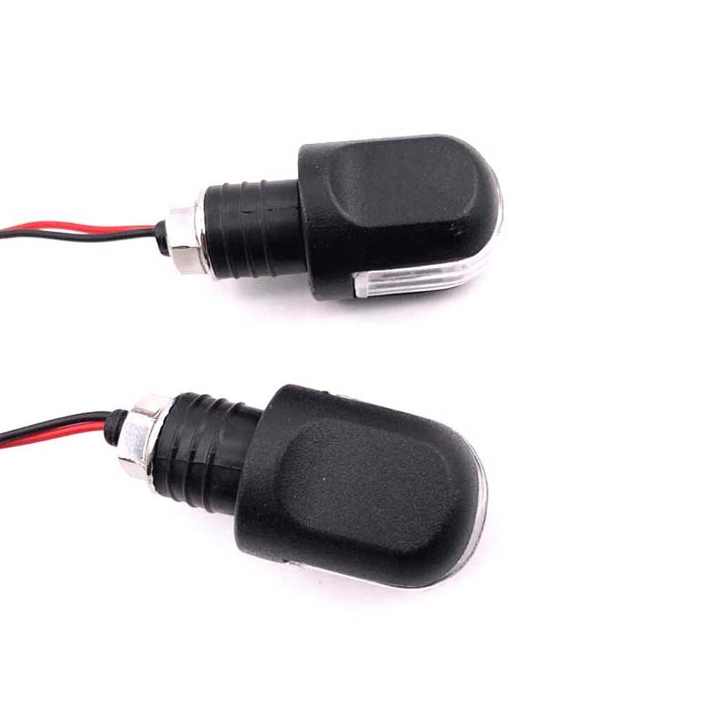 2 Pcs. Motorfiets Led Stuur Richtingaanwijzer Geel Universal 22Mm Blinker Stuur Blinker Side Marker
