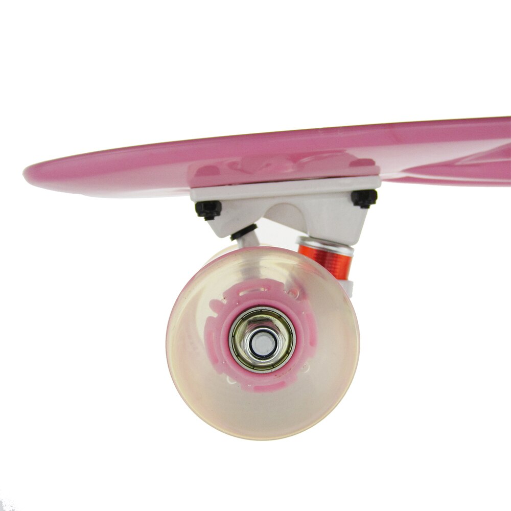 Mini Skateboards Cruiser Skateboard 22 inch Skateboard 1 Mit Hohe Rebound PU LED Licht Räder Für Anfänger Kinder Teens