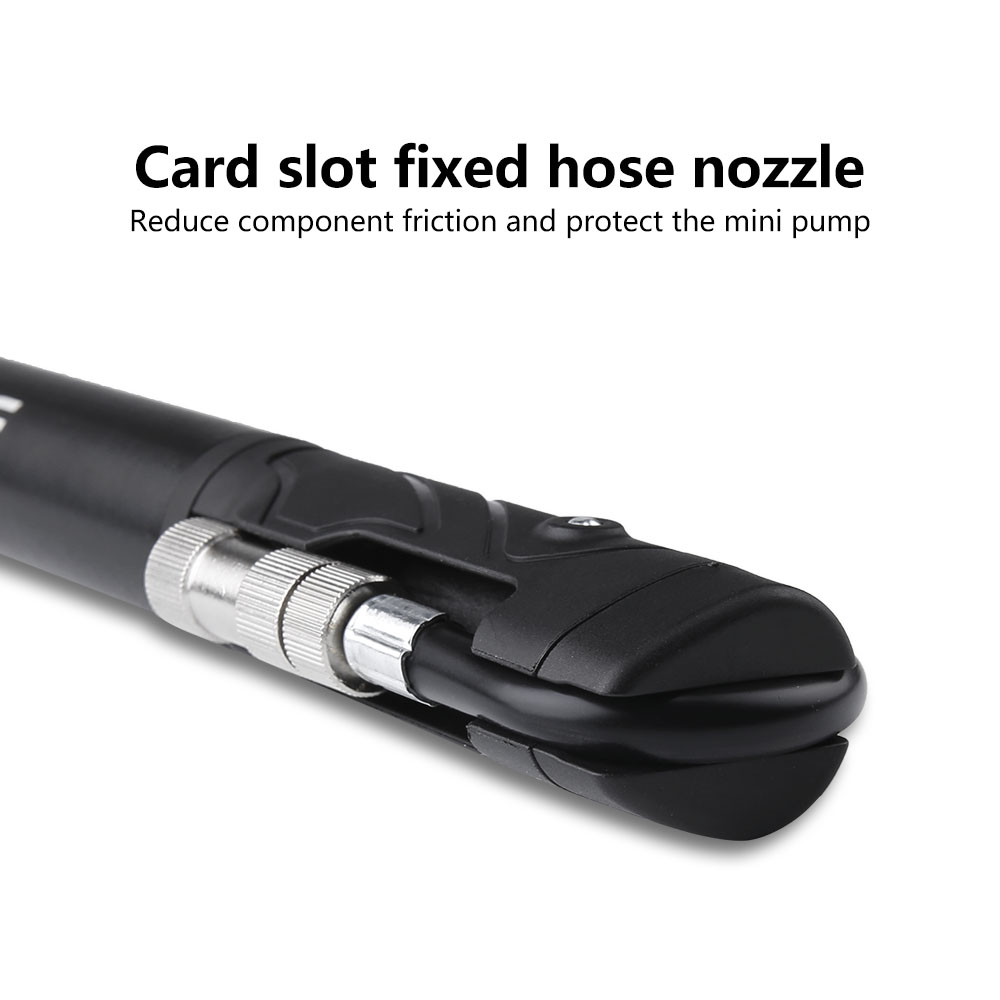 INBIKE Fahrrad Pumpe Mini Tragbare MTB Rennrad Pumpe Radfahren Inflator Presta Schrader Ventil Schlauch Pumpen Radfahren Zubehör IQ327
