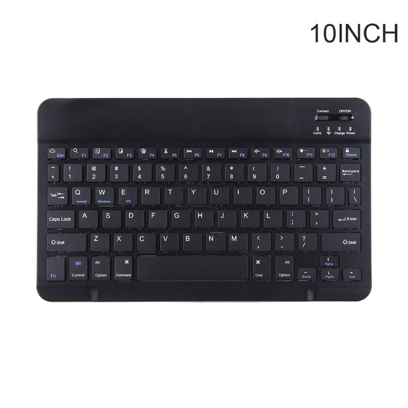 7/9/10 Inch Draadloze Bluetooth Lichtgewicht Oplaadbare Toetsenbord Mobiel Tablet Toetsenbord Draagbare Reizen Toetsenbord: BK-10