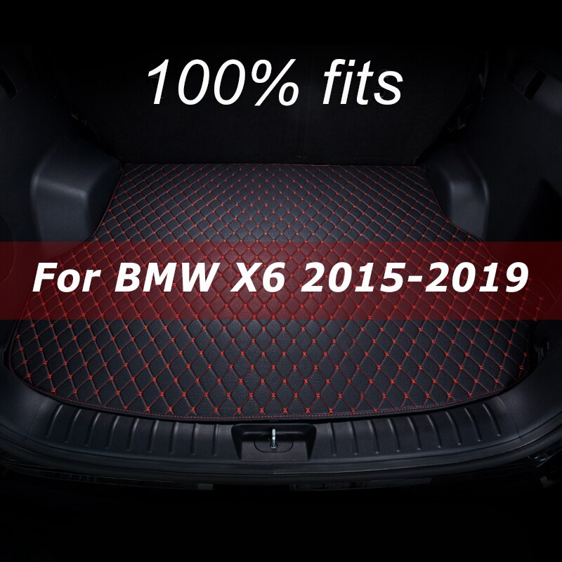 Car trunk mat for BMW X6 cargo liner carpet interior accessories cover