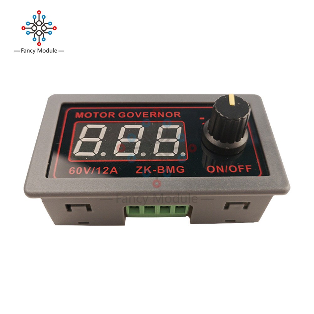 diymore DC 9-60V 12A 500W DC Motor Speed Controller LED Digital Display PWM Adjustable Encoder DC Motor Governor