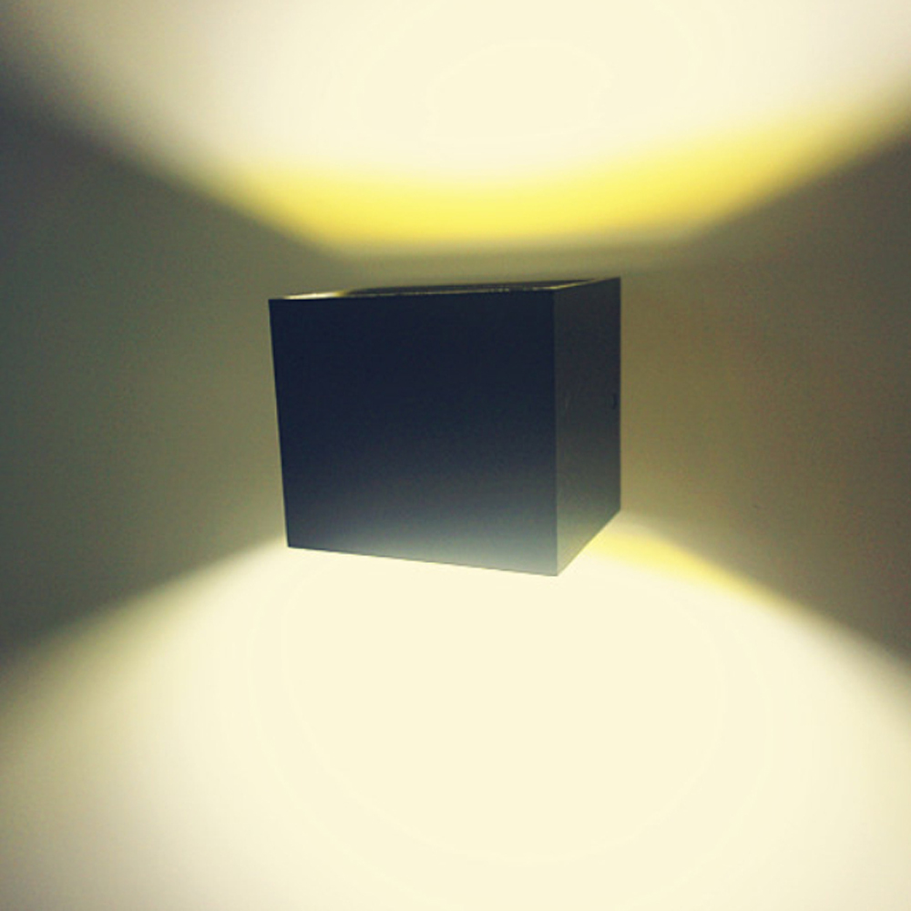 Modern 12W COB LED Wall Lamp waterproof Indoor Outdoor Simple Style Aluminum Wall Lights for Bedroom Hallway Porch Balcony