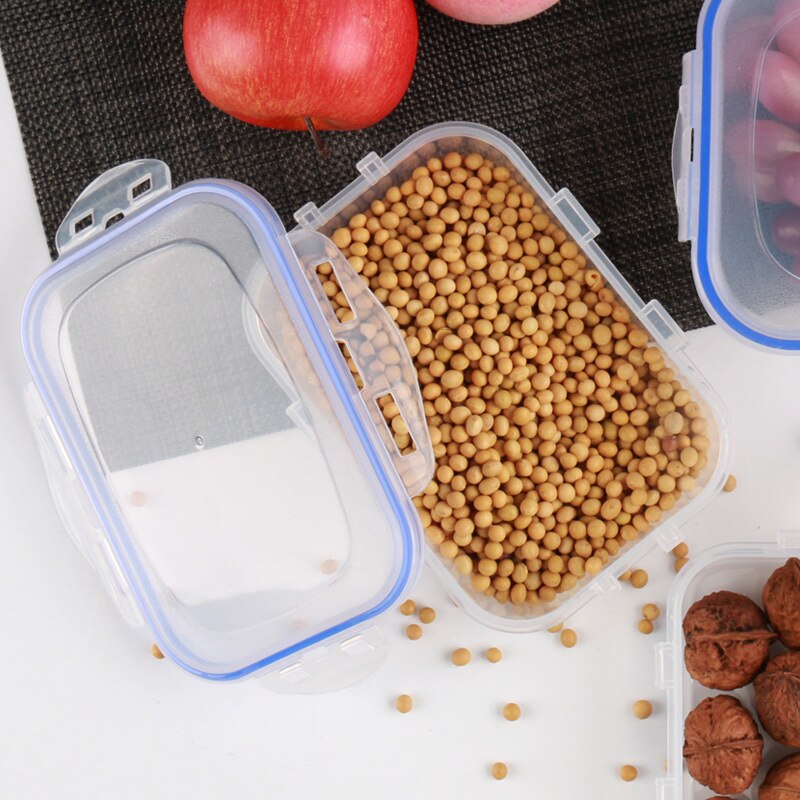 Portable lunch box plastic lunch box meal storage food preparation lunch box reusable microwave oven container household box
