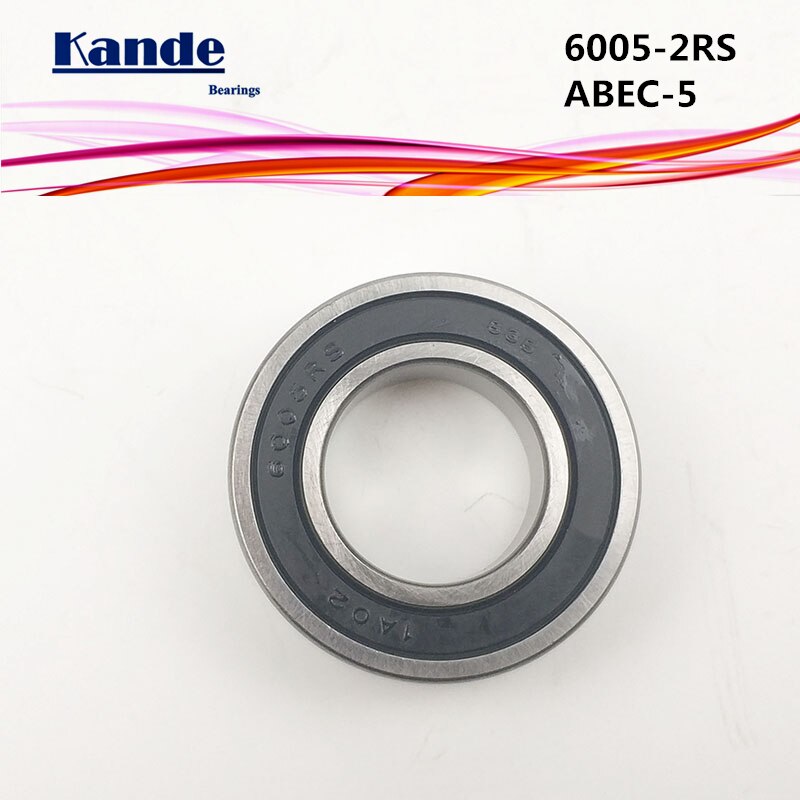 6005RS rodamiento 2 uds ABEC-5 6005 2RS rodamiento de bolas de ranura profunda de una sola fila 6005-2RS 25x47x12mm