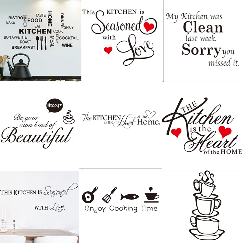 Autocollant mural deux café en vinyle, sparadrap mural, pour la maison, café, décoration de cuisine