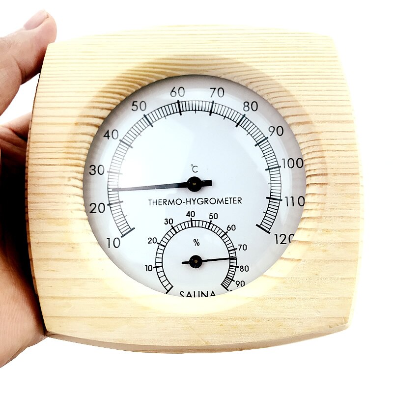 Fremragende sauna værelse træ termometer hygrometer hygrotermograf temperatur instrument