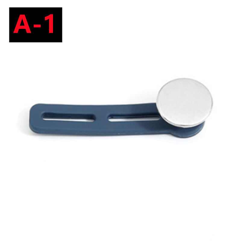 Extensor de botón de Metal para pantalones vaqueros, costura gratis, extensores de cintura retráctiles ajustables, expansor de cintura con botón, 10/5/1 ud.: 3 # / Latón envejecido