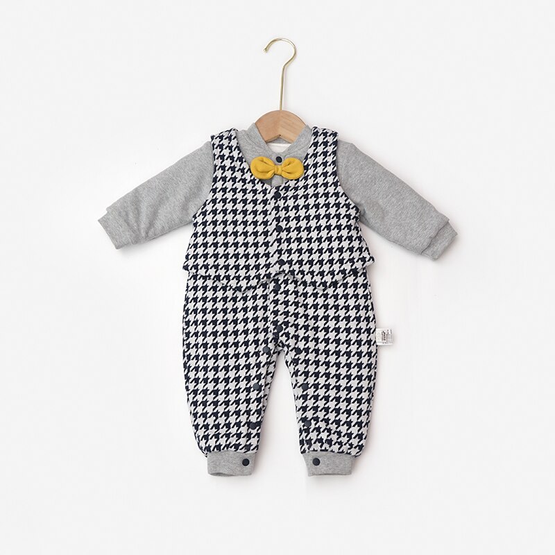 Baby Strampler Winter Brisk Kleidung Kleinkind Neugeborenen Jungen Mädchen Kostüm Overalls Infant Einreiher Kostüm childen Waren